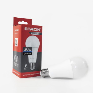 LED лампа ETRON Power Light 1-EPL-801 A67 30W 6500K E27 краща модель в Вінниці