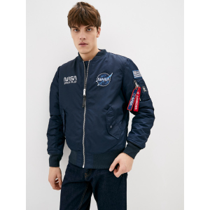 Куртка Airboss MA-1 NASA L Replica Blue (707568225745_A) в Виннице