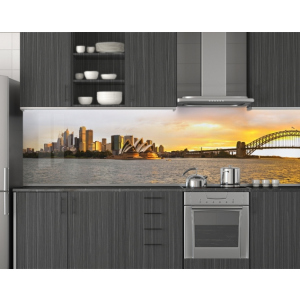 хорошая модель Стеновая панель кухонная, Мосты 62x205см. (s_01_s_br107_Q)