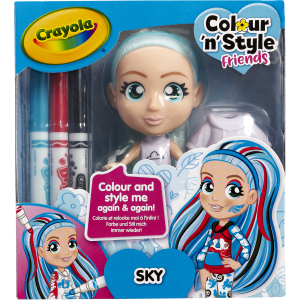 Набір для творчості Crayola Colour n Style Стильні дівчата Скай (918938.005) (8720077189386) ТОП в Вінниці