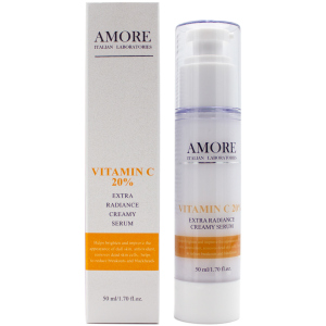 Концентрована крем-сироватка Amore з вітаміном С для сяйва шкіри 50 мл (4820212599590)