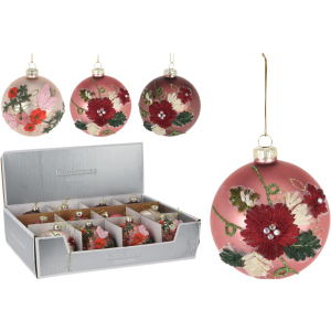 Набір ялинкових куль Christmas Decoration 8 см 12 шт (ABT620250) ТОП в Вінниці