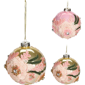 Набір ялинкових куль Christmas Decoration 10 см 6 шт (ACT504710) краща модель в Вінниці