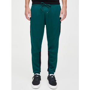 Спортивные штаны Pull & Bear XAZ259956CNNR XS Зелено-черные (DD8000005138229)