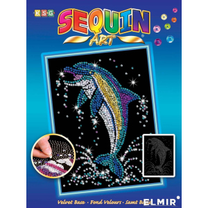 Набор для творчества Sequin Art Blue Dolphin 25х34 см (SA1516)