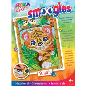 Набор для творчества Sequin Art Smoogles Тигр 25х34 см (SA1815) в Виннице