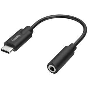 Адаптер Hama USB C - 3.5 mm Jack Stereo Black (00205282) краща модель в Вінниці