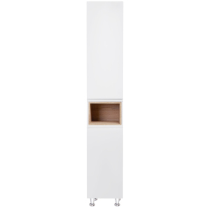 Пенал підлоговий Qtap Robin 350х1950х316 White/Whitish oak QT1376PN1651RWWO ТОП в Вінниці