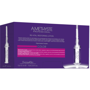 Лосьйон в ампулах Farmavita Amethyste Color Revital Restoring Lotion для фарбованого волосся 10 мл x 10 шт (8022033016041) ТОП в Вінниці