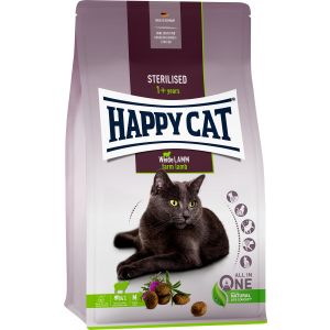 Сухий корм Happy Cat Sterilised Weide Lamm для дорослих стерилізованих кішок зі смаком ягняти 10 кг (70586 / 4001967140712) в Вінниці