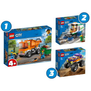 Комбо-набор 3 в 1 LEGO CITY Great 234 детали (66686) рейтинг