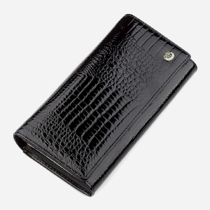 Кошелек ST Leather Accessories 18426 Черный лучшая модель в Виннице