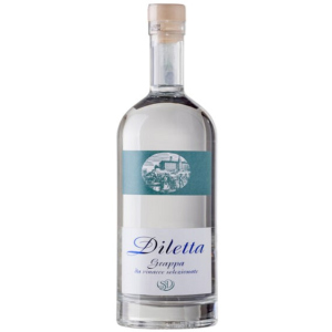 Крепкий алкогольный напиток Grappa Diletta 1 л 40% (8024158070342)