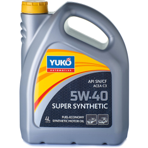 Моторна олива Yuko Super Synthetic 5W-40 4 л в Виннице