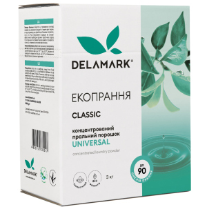 Концентрированный бесфосфатный стиральный порошок Delamark Universal 3 кг (4820152330017) в Виннице