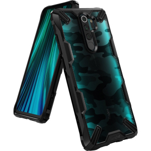 Панель Ringke Fusion X Design для Xiaomi Redmi Note 8 Pro Camo Black ТОП в Вінниці