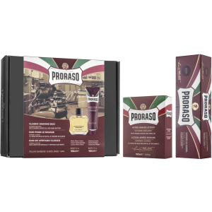 Подарочный набор для бритья Proraso Деликатное бритье и уход для жесткой щетины с сандаловым маслом и маслом дерева Ши Крем 150 мл + Лосьон 100 мл (8004395004775) лучшая модель в Виннице