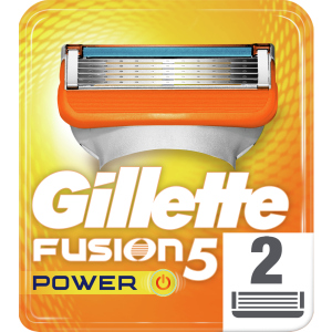 Змінні картриджі для гоління (леза) чоловічі Gillette Fusion5 Power 2 шт (7702018867172) краща модель в Вінниці