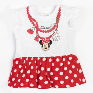 Сукня Disney Minnie Mouse MN15545 68-74 см Біла з червоним (8691109789860) ТОП в Вінниці