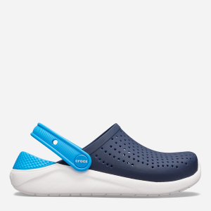 Кроки Crocs Kids LiteRide Clog K 205964-462-J3 34-35 Темно-сині (191448399891) ТОП в Вінниці