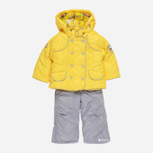 Комплект (куртка + полукомбинезон) Baby Line V118-16 80 см Желтый с серым (ROZ6204000738) лучшая модель в Виннице