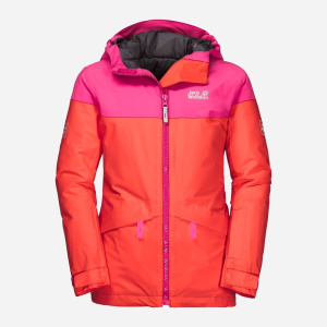 Зимова куртка Jack Wolfskin Powder Mountain Jacket Girls 1608121-3032 140 см Оранжева (4060477299679) в Вінниці