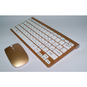 хорошая модель Беспроводная клавиатура UKC KeyBoard + Мышка Wireless ART-5263/902