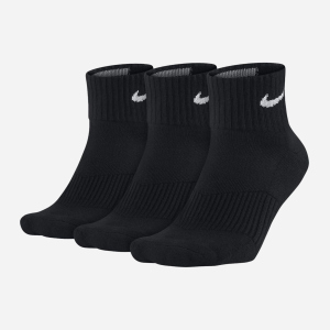 Шкарпетки Nike Perf Cush Qt 3Pr SX4703-001 S (34-38) 3 пари Чорні (884726565032) краща модель в Вінниці