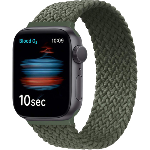 Ремешок Promate Fusion-44S для Apple Watch 42-44 мм 1/2/3/4/5/6/7/SE Green (fusion-44s.green) в Виннице