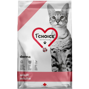 Сухой диетический корм 1st Choice Adult Derma для котов 4.54 кг (65672100175) рейтинг