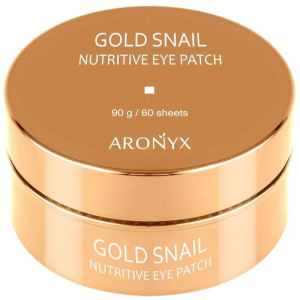 Гідрогелеві патчі для очей Medi Flower Aronyx Gold Snail Nutritive Eye Patch з муцином равлики та золотом 60 шт (8809460461015) в Вінниці