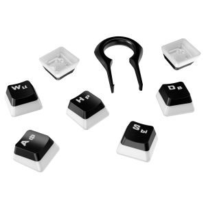 Набір ковпачків для механічних клавіатур HyperX Pudding Keycaps (HKCPXA-BK-RU/G) краща модель в Вінниці