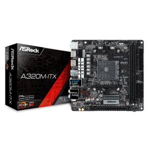 Материнська плата ASRock A320M-ITX Socket AM4