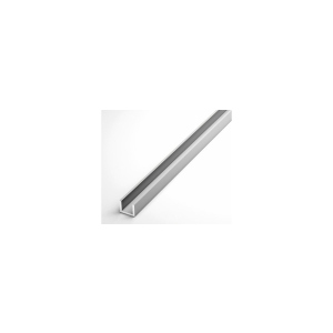 Швеллер алюминиевый Segreto анодированная цвет серебро 13х15х1,5 мм, длина 2м (уп - 10шт)