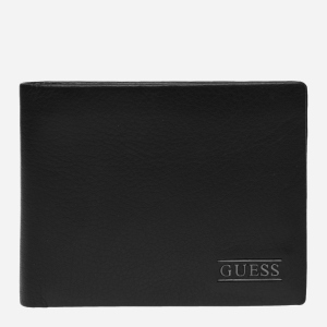 Кошелек мужской кожаный Guess SM2509-LEA20 Black (7613395155359)