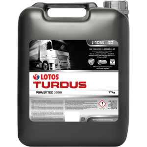 Моторна олія Lotos Turdus Powertec 3000 CI-4 10W-40 17 кг (WF-P703L40-000) краща модель в Вінниці