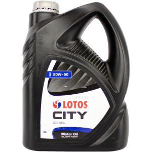 Моторное масло Lotos City Diesel CC 20W-50 5 л (WF-K502780-0NA) в Виннице