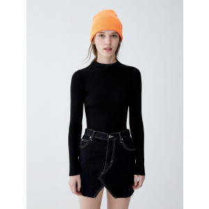 Водолазка Pull & Bear XAZ217325YIKD M Чорна (DD8000004443102)