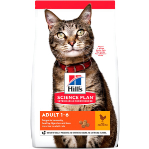 Сухий корм для кішок Hills Science Plan Feline Adult Chicken з куркою - 3 кг (604058) (52742030838) ТОП в Вінниці