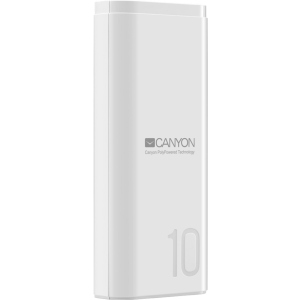 УМБ Canyon 10000 mAh White (CNE-CPB010W) краща модель в Вінниці