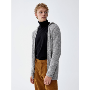 Кардиган Pull & Bear XAZ217377APSX M Белый/Черный (DD8000004572857) лучшая модель в Виннице