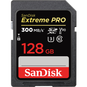 SanDisk Extreme PRO SDXC 128GB Class 10 UHS-II V90 (SDSDXDK-128G-GN4IN) ТОП в Виннице