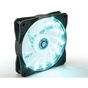 Вентилятор Frime Iris LED Fan 15LED Azure (FLF-HB120A15); 120х120х25мм, 3-pin+4-pin в Виннице