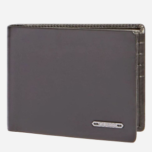 Кошелек мужской кожаный Guess Tyler Flat Billfold SM2664LEA27-BLA Черный (8000702444262) лучшая модель в Виннице