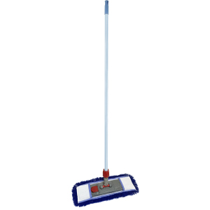 Швабра Wermop 120 см із насадкою Extra Cotton Wet Mop 40 см Синя (SA0004) ТОП в Вінниці