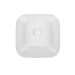 Раковина-чаша Qtap Scorpio 350х390х120 White з донним клапаном QT14112241W