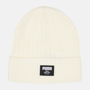 Шапка Puma Ribbed Classic Beanie 2283108 Слонова кістка (4064533034150) в Вінниці