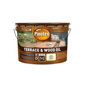 PINOTEX TERRACE & WOOD OIL Тонована атмосферостійка деревозахисна олія 10 л краща модель в Вінниці