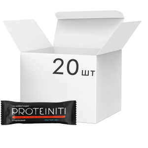 Упаковка протеиновых батончиков Proteiniti Ореховый 40 г х 20 шт (14820221410166) ТОП в Виннице
