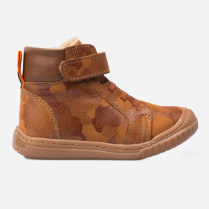 Ботинки кожаные VUVU KIDS Camel Camouflage 880 28 (11) (10) Коричневый/Камуфляж (8380000188028) ТОП в Виннице